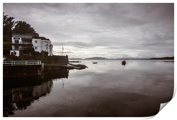 Crinan Harbour, Scotland, UK Print by Mark Llewellyn