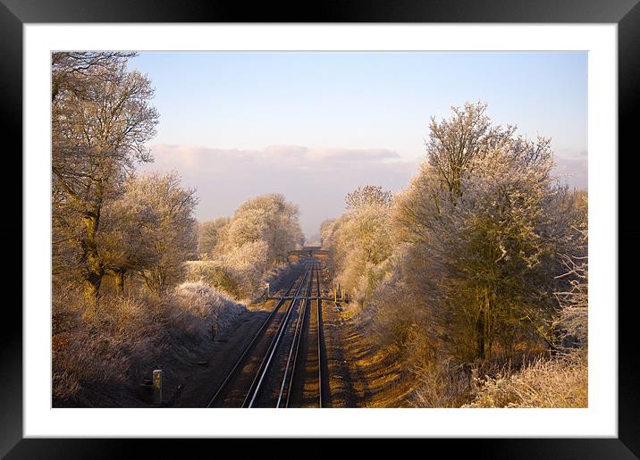 Into the distance Framed Mounted Print by Dawn Cox