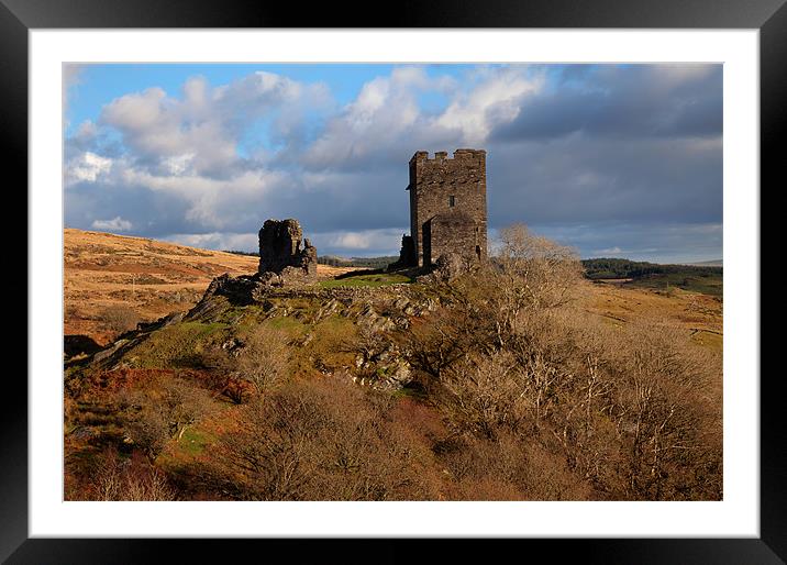 Dolwyddelan Castle Framed Mounted Print by Gail Johnson