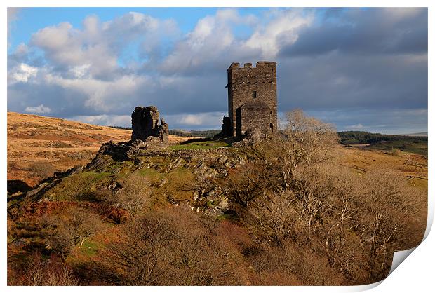 Dolwyddelan Castle Print by Gail Johnson