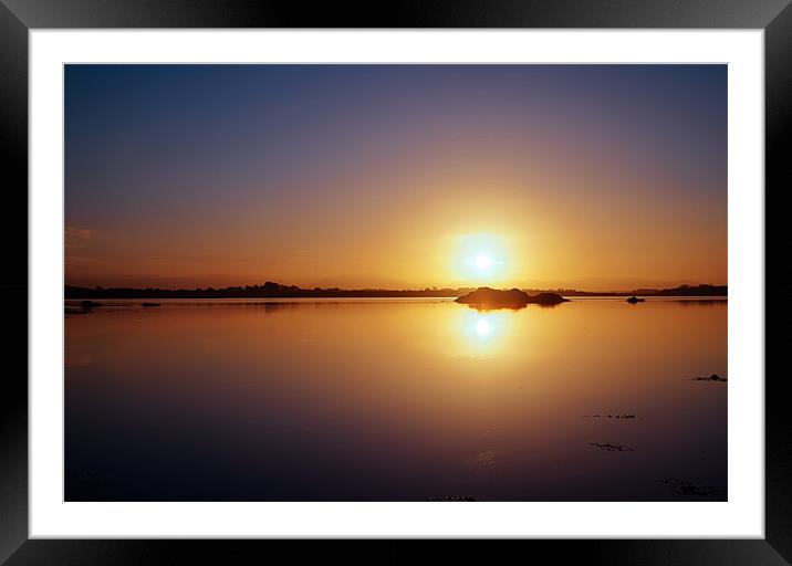 Sunrise on the Inland Sea Framed Mounted Print by Gail Johnson