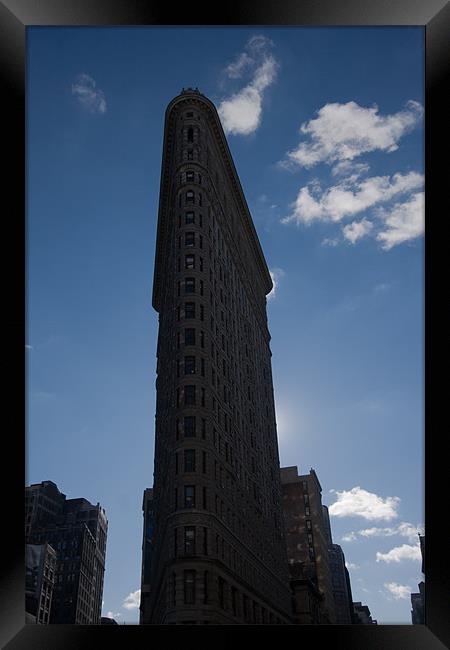 Flatiron building, New York City Framed Print by Adam Clarkson