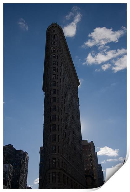 Flatiron building, New York City Print by Adam Clarkson