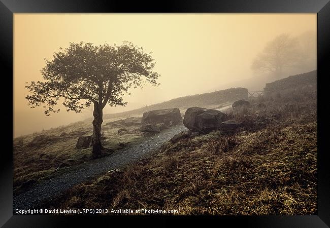 Misty Sunrise - Cumbria Framed Print by David Lewins (LRPS)