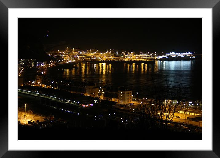 Dover Docks Framed Mounted Print by Colin Habbershaw