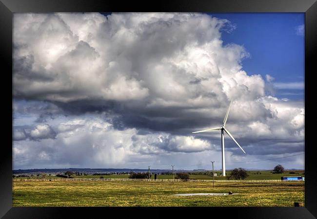 Wind Power Framed Print by Tom Gomez