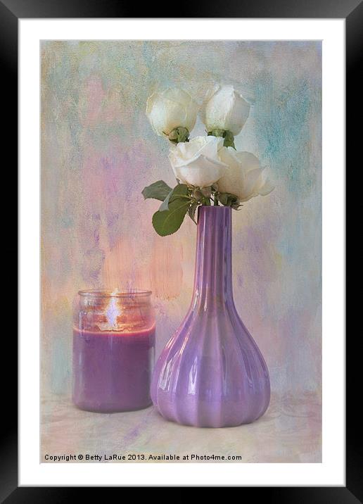 Purity Framed Mounted Print by Betty LaRue