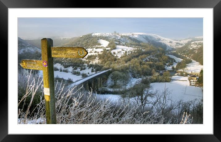 Monsal Dale Framed Mounted Print by Tracey Whitefoot