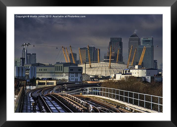 Through Docklands to the City Framed Mounted Print by K7 Photography