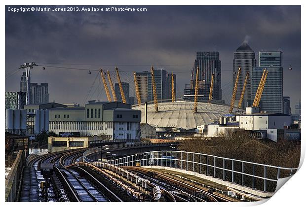 Through Docklands to the City Print by K7 Photography