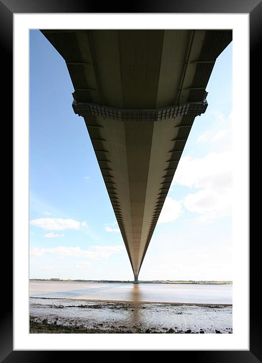 under the humber Framed Mounted Print by martin compton