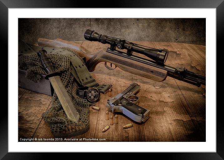 SPECIAL FORCES Framed Mounted Print by Rob Toombs