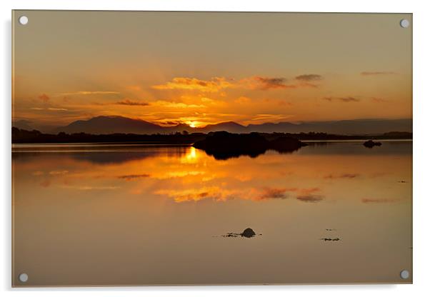 Sunrise on the Inland Sea Acrylic by Gail Johnson