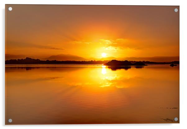 Sunrise on the Inland Sea Acrylic by Gail Johnson