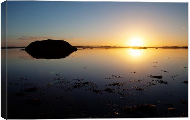 Sunrise on the Inland Sea Canvas Print by Gail Johnson