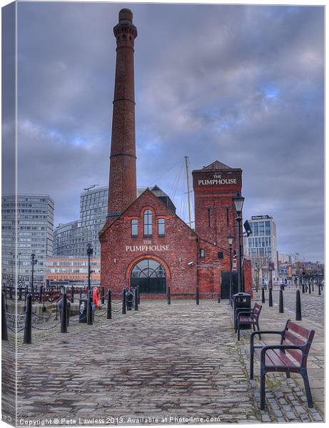 The Pumphouse Canvas Print by Pete Lawless