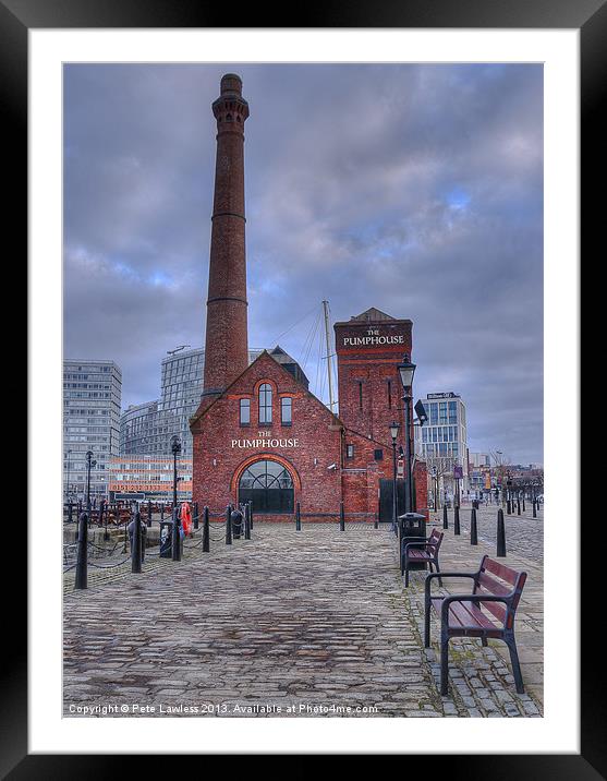 The Pumphouse Framed Mounted Print by Pete Lawless