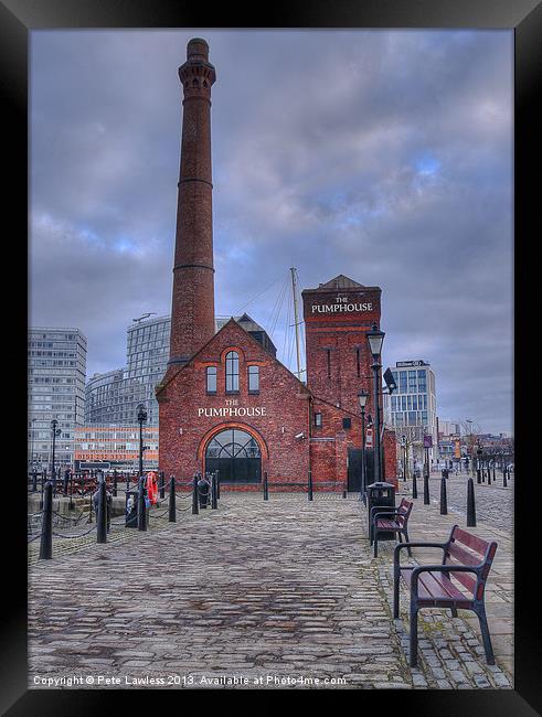 The Pumphouse Framed Print by Pete Lawless