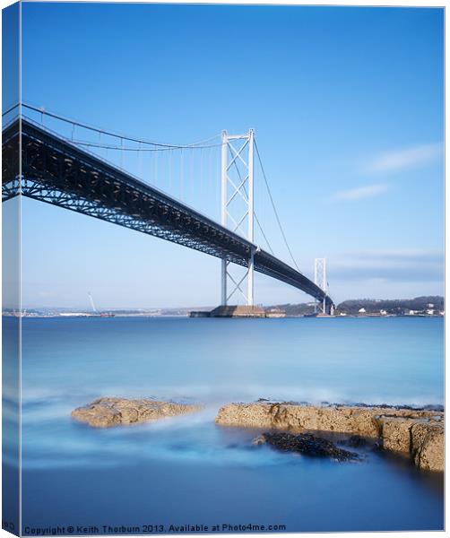 Forth Road Bridge Canvas Print by Keith Thorburn EFIAP/b