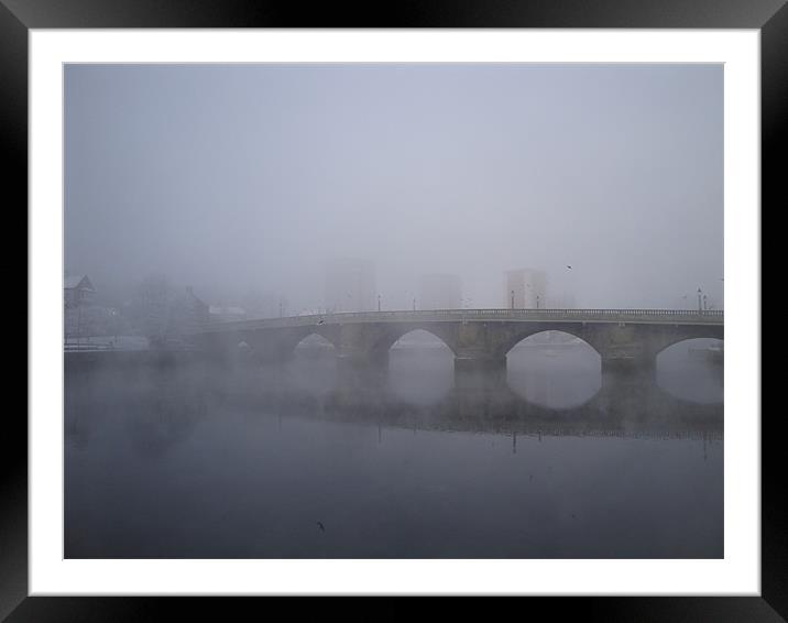 Old Bridge, Dumbarton Framed Mounted Print by Andy Gilfillan