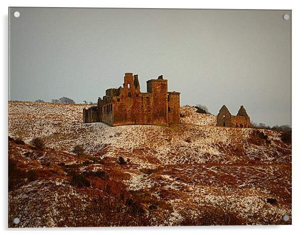crichton castle Acrylic by dale rys (LP)