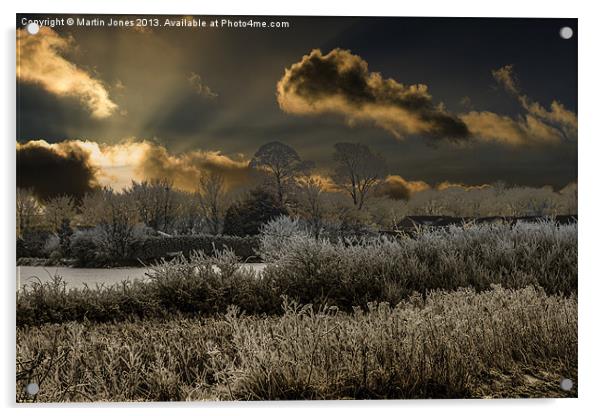Winter comes to Throapham Acrylic by K7 Photography