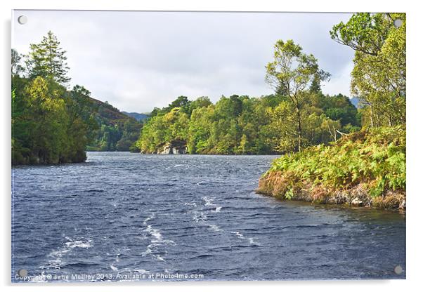 Loch Katrine, the Trossachs, Scotland Acrylic by Jane McIlroy