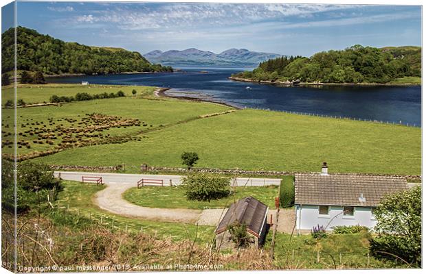 Mull view Canvas Print by Paul Messenger