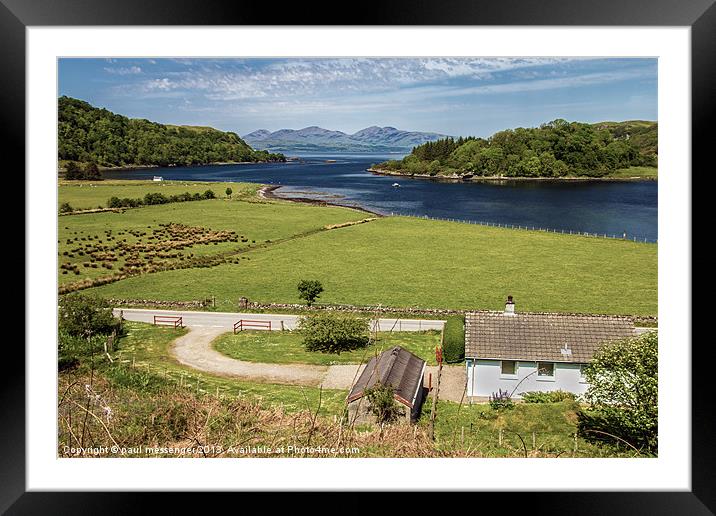 Mull view Framed Mounted Print by Paul Messenger