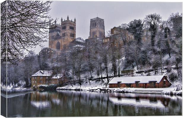 Durham Cathedral in Winter Canvas Print by Northeast Images
