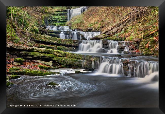 Scaleber Force Stepping Stones Framed Print by Chris Frost