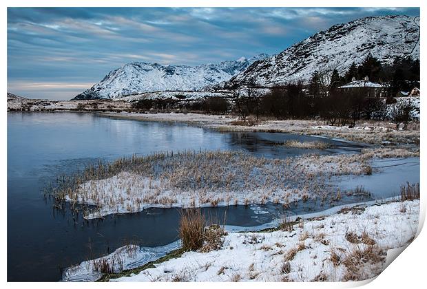 Views around Snowdonia Print by Gail Johnson