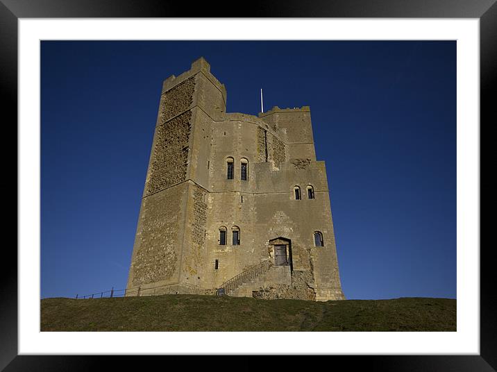 Orford Castle Framed Mounted Print by Darren Burroughs