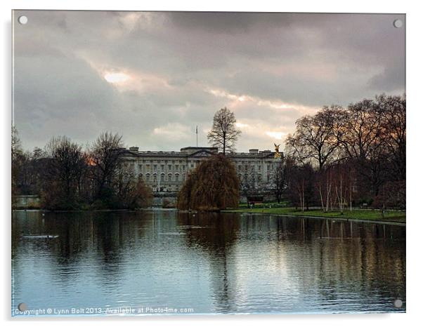 Buckingham Palace Acrylic by Lynn Bolt