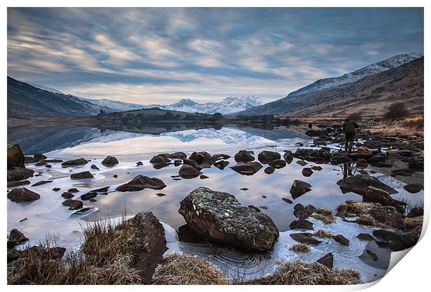 Views around Snowdonia Print by Gail Johnson