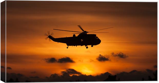 Seaking helicopter Canvas Print by Gail Johnson