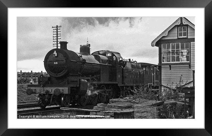 S&DJR 2-8-0 7F NO.88 Framed Mounted Print by William Kempster