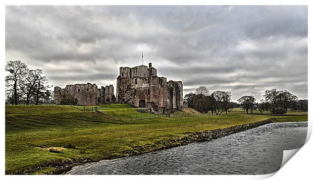 Brougham Castle Print by Roger Green
