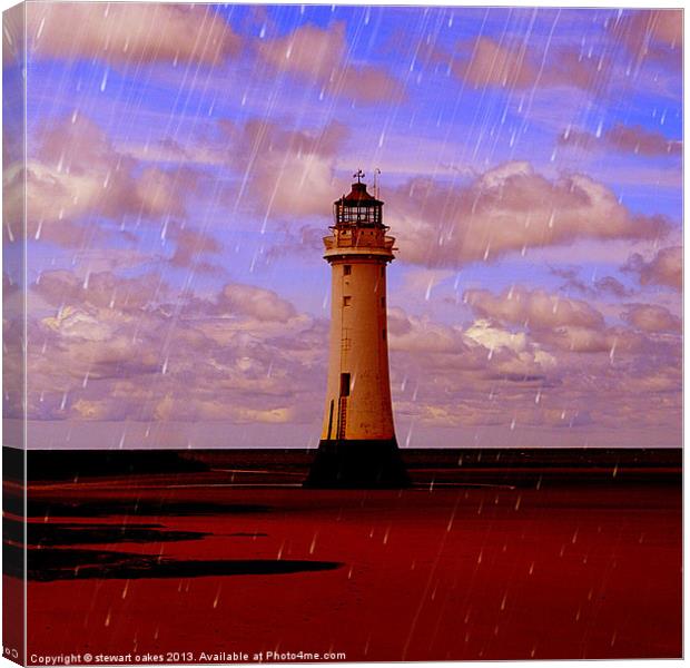 Lighthouse Collaborations Pt 4 Canvas Print by stewart oakes