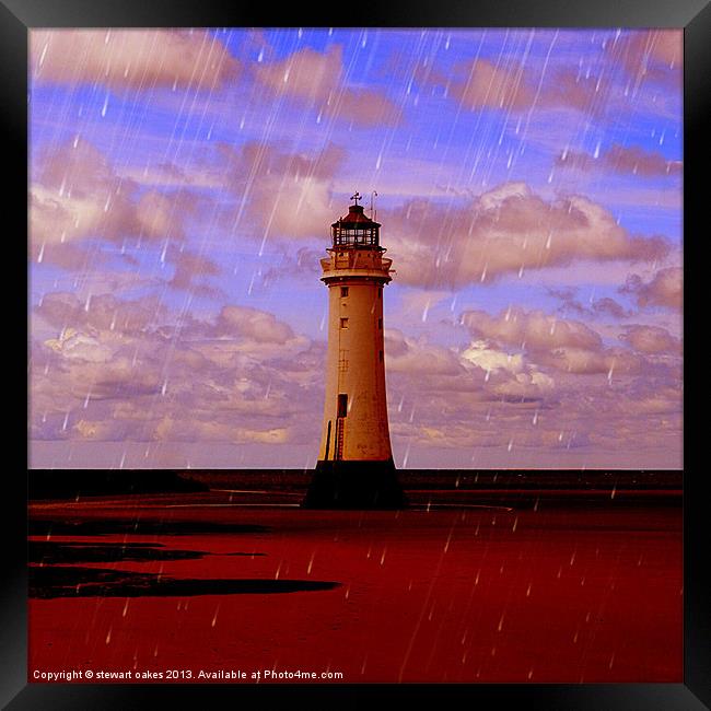 Lighthouse Collaborations Pt 4 Framed Print by stewart oakes