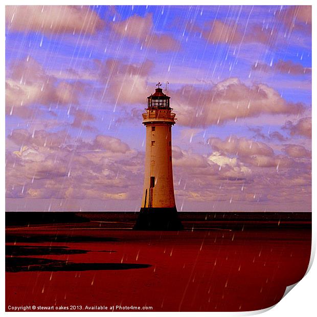 Lighthouse Collaborations Pt 4 Print by stewart oakes