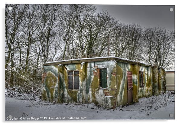 WWII Building Rufforth Airfield Acrylic by Allan Briggs