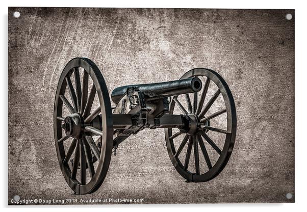 Civil War Canon Acrylic by Doug Long