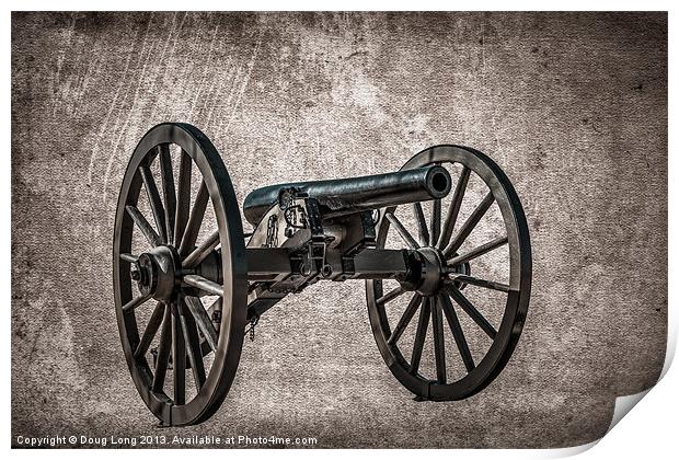 Civil War Canon Print by Doug Long