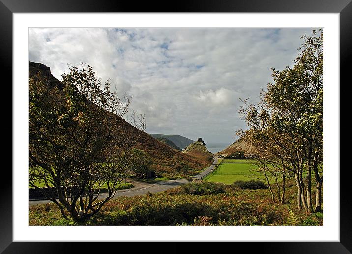 Valley of Rocks Framed Mounted Print by graham young