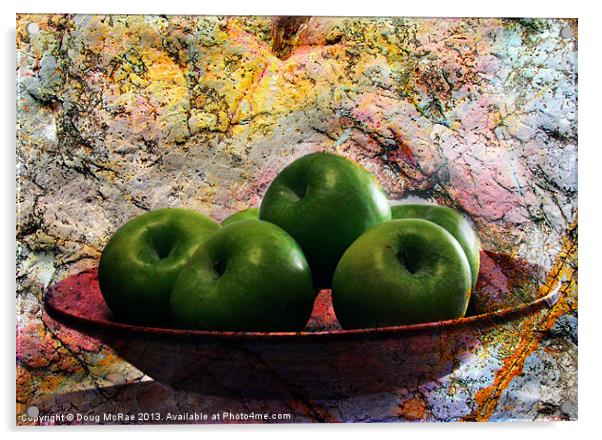 Fruit Bowl Acrylic by Doug McRae