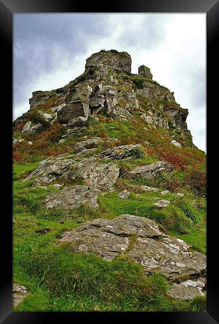 Castle Rock Framed Print by graham young