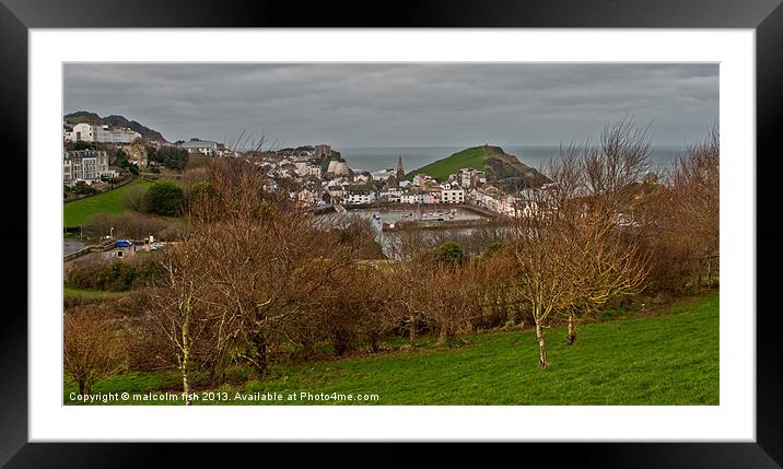 ILFRACOMBE NORTH DEVON Framed Mounted Print by malcolm fish