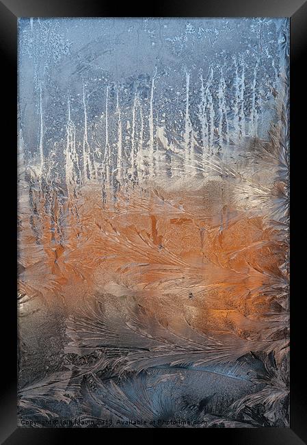 Ice Painting Framed Print by Iain Mavin