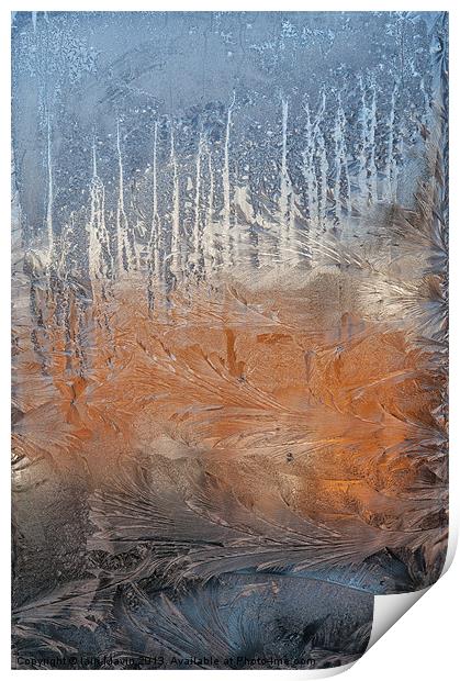 Ice Painting Print by Iain Mavin